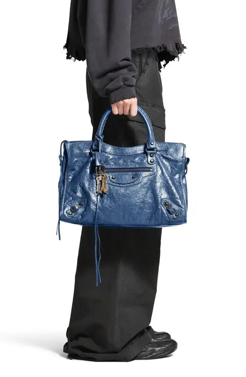 Balenciaga Medium Le City Leather Satchel