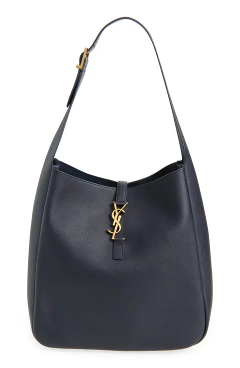 Saint Laurent Large Le 5 À 7 Leather Hobo Bag
