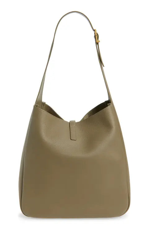 Saint Laurent Large Le 5 À 7 Leather Hobo Bag