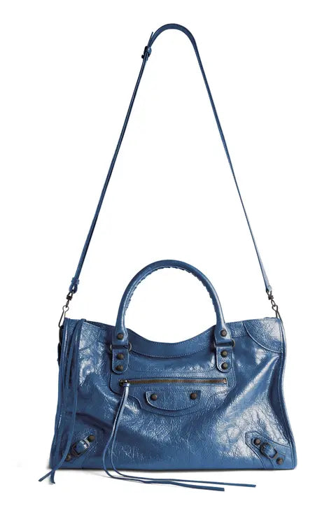 Balenciaga Medium Le City Leather Satchel