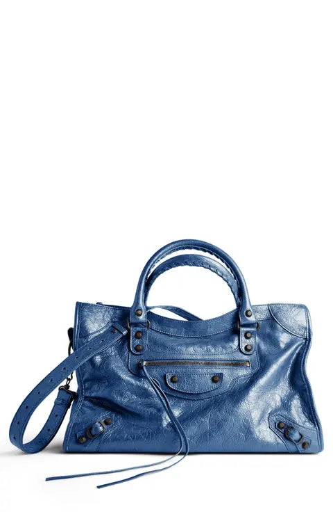 Balenciaga Medium Le City Leather Satchel