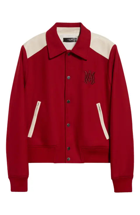 Amira MA Wool & Leather Band Jacket