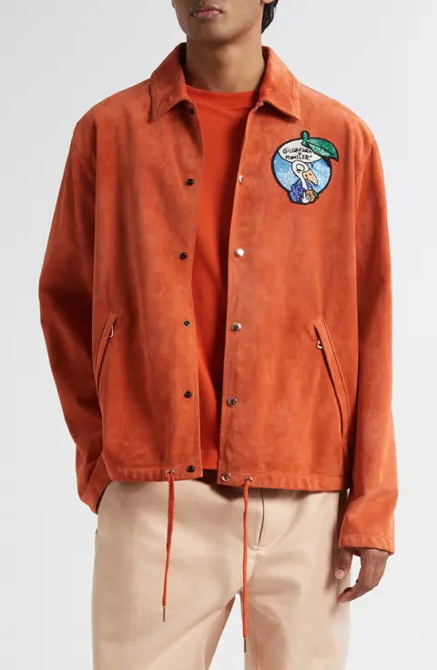 Moncler x Gilga Farm by Donald Glover Suede Coach’s Jacket