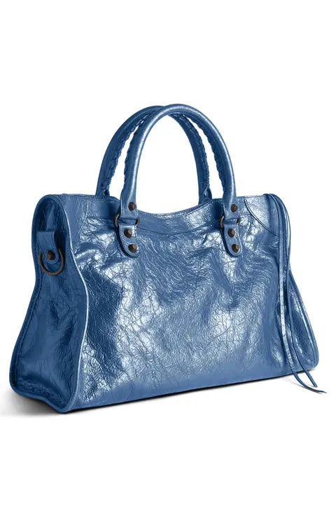 Balenciaga Medium Le City Leather Satchel