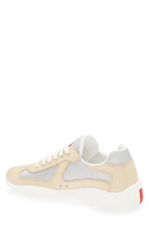 Prada America’s Cup Vernice Bike Low Top Sneaker (Men)