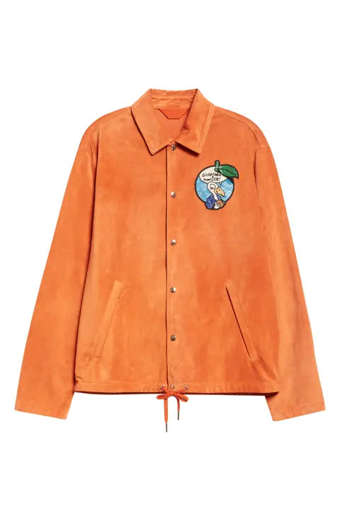 Moncler x Gilga Farm by Donald Glover Suede Coach’s Jacket