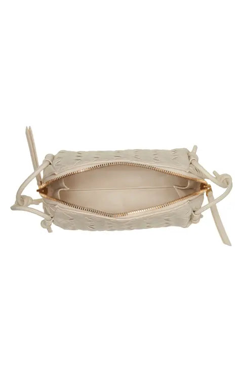 Bottega Veneta Mini Concert Intrecciato Leather Crossbody Bag