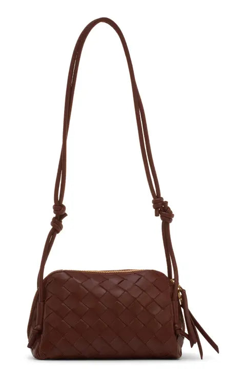 Bottega Veneta Mini Concert Intrecciato Leather Crossbody Bag