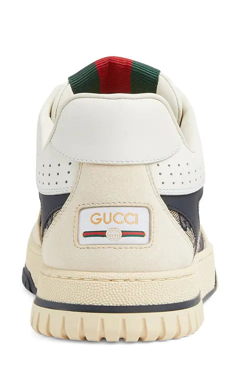 Gucci Re-Web Mixed Media Low Top Sneaker (Men)